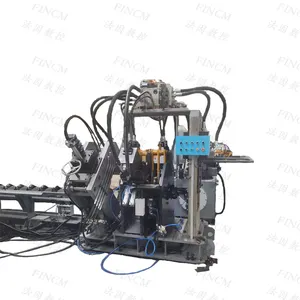 Máy Sản Xuất Thép Góc Tháp Truyền Động Góc CNC FINCM Máy Đục Lỗ Đánh Dấu Cắt Thủy Lực Tự Động