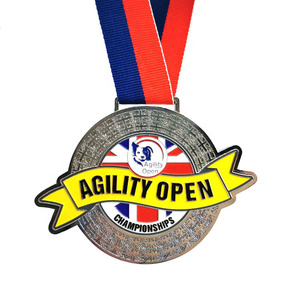 Metallo morbido smalto sport awards award onore medaglia medaglia medaglia medaglia d'onore medaglioni per i campionati mondiali AGILITY OPEN - Product Image 1