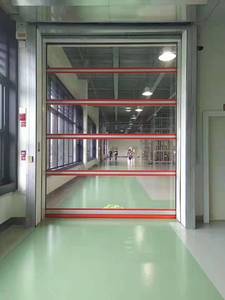 Precios Económicos en China para Puertas Enrollables de <span class=keywords><strong>PVC</strong></span> Transparente, Puerta Enrollable Rápida Transparente para el Manejo de Materiales en Transportadores - Product Image 4