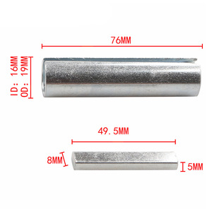 Aluminium Alloy <b>Pulley</b> Shaft Sleeve With Key For Automotive Modification And Gear Applications - Product Image 4