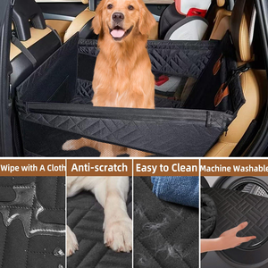 Funda de Asiento para Perro, Hamaca para Mascotas con Base Rígida, Cama Cómoda para Viajes, Dos Tamaños Disponibles - Product Image 4
