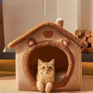 Pet <b>House</b> Luxury Modern Detachable Foldable Cat Sofa <b>Bed</b> Washable Eco-Friendly Durable for Small Pets Indoor/Outdoor Use - Product Image 4