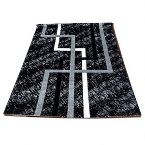 Alfombra Turca de Poliéster Afelpada Adiva, Tejida en Jacquard, de Pelo Alto, Acolchada, Reversible, Lavable, Antideslizante, Antibacteriana y Antimanchas - Product Image 1
