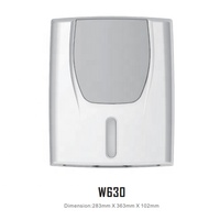 Logo personnalisé Distributeur d'essuie-mains en papier avec étagère pour téléphone Porte-mouchoirs Distributeur d'essuie-mains en plastique mural avec serrure par l'usine