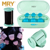 MRY Machine à boucler électrique professionnelle OEM, kit de bigoudis chauffants colorés, chauffe rapide, bigoudis automatiques