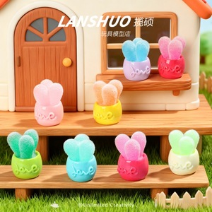 ของตกแต่งบ้านตุ๊กตาเรซิ่น Lanshuo รูปต้นไม้จิ๋วแบบมีขนปุย ของขวัญสำหรับเด็กอายุ 8-13 ปี ใช้ได้ทั้งเด็กชายและเด็กหญิง ทำจากพลาสติกเรซิ่น ฤดูใบไม้ผลิ 2026 - Product Image 3