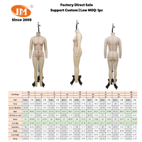 Gran oferta, maniquí femenino, Torso de cuerpo completo, cubierta de tela, tamaño 38, costura sin cabeza, pantalla a medida, diseño de ropa, lona, fibra de vidrio