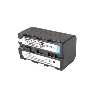 카메라 배터리 NP-F750 NP-F770 충전식 교체 디지털 리튬 배터리 44001050mAh - Product Image 2