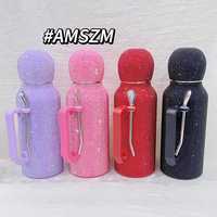 1300ml Bling Strass Thermos En Acier Inoxydable Double Paroi Isolé Mate Thé Flacons À Vide Bouteille D'eau Avec Cuillère