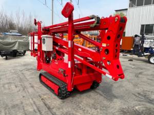 Ce Goedgekeurd 12M 18M Luchtrupsbanden Telescopische Spinboom <span class=keywords><strong>Lift</strong></span> Prijs - Product Image 2