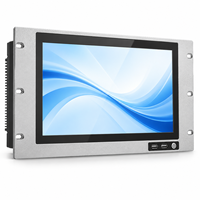 PC Táctil de Montaje en Panel sin Ventilador con USB Frontal y Pantalla Táctil Capacitiva de 10 Puntos para HMI de Máquinas