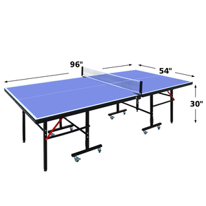 Mesa de Ping Pong Portátil Plegable de Tamaño Mediano de 8 Pies con Red - Product Image 3