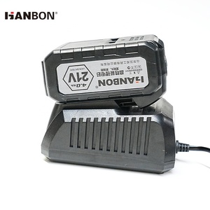 HANBON Taladro Percutor de Impacto 21V con Batería de Litio Inalámbrico Sin Escobillas 4Ah Grado Industrial para Demolición de Paredes 140421 Po - Product Image 4