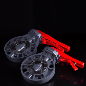 วาล์วผีเสื้อพีวีซี 63-200 มม. แบบหนีบ สำหรับระบบน้ำในงานชลประทานและประมง - Product Image 3