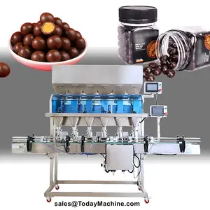 Automatic Snack Food Corn Popcorn Granule Bottle Filling Machine Line