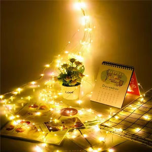 Guirlande lumineuse en fil de cuivre scintillant, queue de cheval, LED, vigne d'arbre, cascade, Noël, mariage, festival en plein air, IP55 - Product Image 3