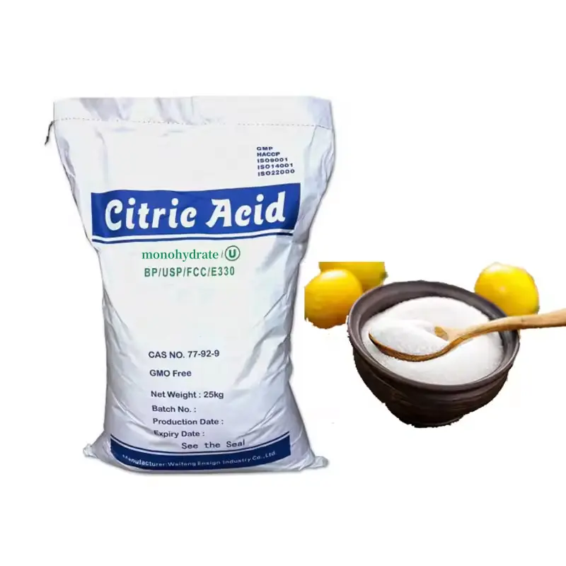 Tốt nhất axit citric khan và axit citric monohydrate bp93 Nhà cung cấp