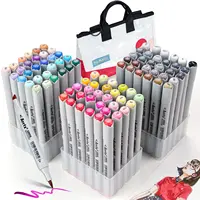 Mstarrx OROS — ensemble de marqueurs artistiques, 90 couleurs, stylo à pointe double, marqueurs artistiques pour dessin et peinture