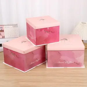 Kuchen verpackungs boxen Boxen transparent für Kuchen einzelne Kuchen boxen