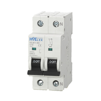 MCB 32 Amp 1P + N 10kA B C D eğrisi minyatür devre kesici CE sertifikalı DIN ray dağı 2 yıl garanti HLM1-63