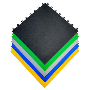 Carrelage de sol en PVC résistant pour atelier de garage de lavage de voiture anti-dérapant à emboîtement - Product Image 1