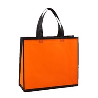 Bolsos de compras no tejidos impermeables con estampado personalizado a la moda para mujer, bolso de moda para tienda de ropa, embalaje de regalo
