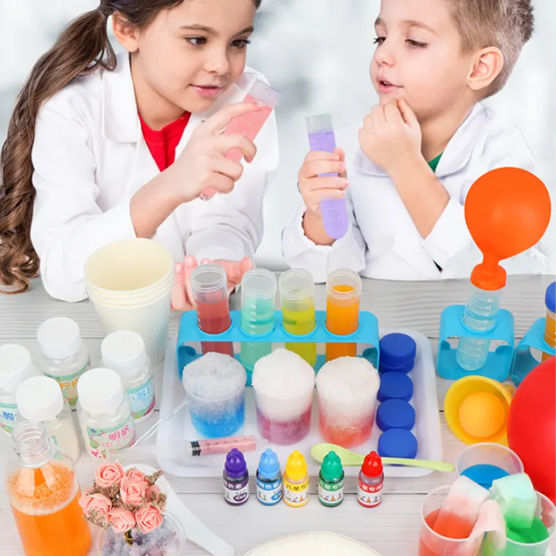 Enseñanza de 78 pcs niños juguetes ciencia experimento kit