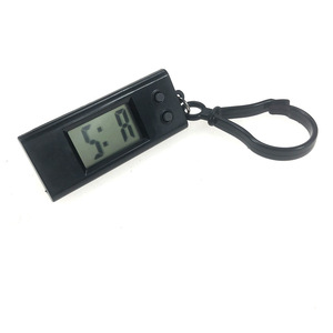 Keychain Electronic <b>Clock</b> Mini Portable <b>LED</b> Display Quartz Battery Powered Plastic Shell For Student Exam Use - Product Image 4