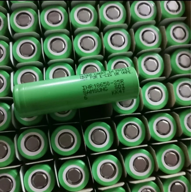 Lithium Ion Batteries Cell INR18650S HE4 INR18650 25R 3.6v Rechargeable Li-ion Cylindrical Battery 18650 3.7v 2500mah 9.25wh 9wh