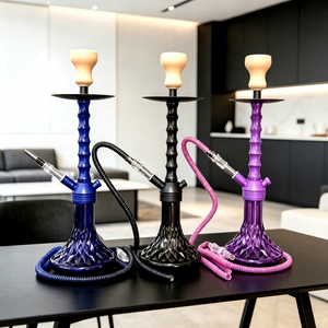 Portable <b>Hookah</b> Set Plastic Water <b>Pipe</b> Kit Colorful Tobacco Smoking Accessory for Home Lounge Bar - Product Image 3
