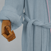 Peignoir de bain en coton super doux pour hôtel et spa avec capuche, robe de chambre pour adultes, ceinturé, service ODM pour toutes les saisons