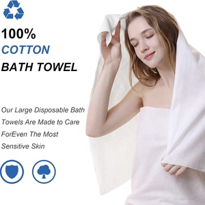<span class=keywords><strong>Serviette</strong></span> sèche épaissie jetable de vente chaude <span class=keywords><strong>couleur</strong></span> blanche pour le nettoyage de la salle de bain pour la randonnée de camping corporel - Product Image 3