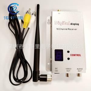 Récepteur vidéo sans fil 1,2 GHz 16 canaux avec affichage numérique pour transmission d'images FPV pour la surveillance et la surveillance des caméras IP - Product Image 3