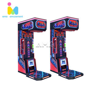 مصنع AMA متنزه تعمل عملة جائزة الفداء ضرب الهدف الرياضة محاكاة الإلكترونية الملاكمة لعبة الورق آلة - Product Image 3