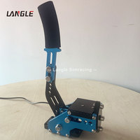 Recién llegado de fábrica Freno de mano Usb Connect Sim Racing Hall Sensor Freno de mano con placa para adultos Juego de carreras