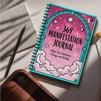 Hochwertiges Spiralgebundenes Notizbuch mit Individuellem Logo-Design 369 Manifestations-Journal-Bücher für Werbegeschenke