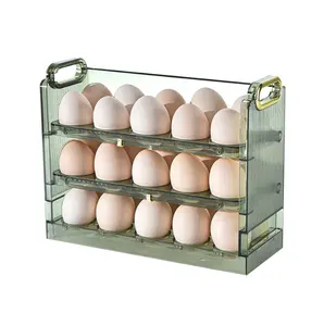 핫 세일 계란 주최자 보관 용기 30 계란 냉장고 플라스틱 계란 홀더