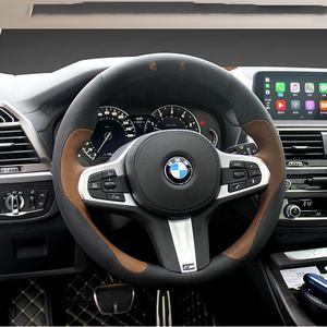 Housse de <span class=keywords><strong>volant</strong></span> en cuir pour <span class=keywords><strong>BMW</strong></span> M Sport Série 7 F40 G30 GT G20 G11 G14 G15 <span class=keywords><strong>X3</strong></span> G01 X4 G02 X5 G05 X7 G07 Z4 - Product Image 6