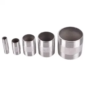 316L Stainless Steel Both End Thread Close Pipe Nipple
