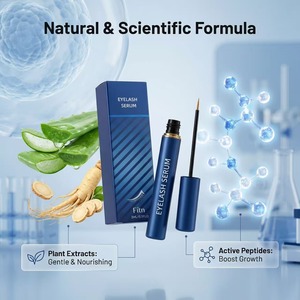 Toptan Vegan Saf Hint Yağı Kirpik Uzatma Serumu-Dermatolog Tarafından Test Edilmiş Nemlendirici Kirpikleri Daha Uzun ve Daha Kalın Hale Getirir - Product Image 2