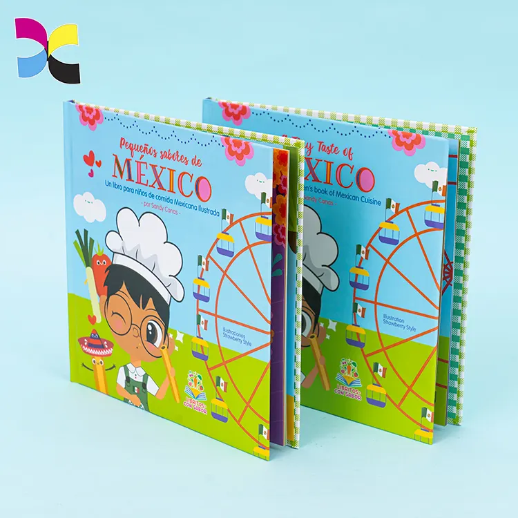Livre de coloriage d'activités pour enfants en couleur impression de livres imprimée personnalisée écologique