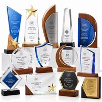 Trophées de remise de diplôme personnalisés, coupe de récompense avec logo de l'école, souvenir de concours académique pour les élèves, trophée commémoratif