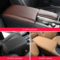 Boîte d'accoudoir de voiture en cuir pour Lexus NX300h NX200 fonction de porte-gobelet boîte d'accoudoir de voiture avant pièces intérieures