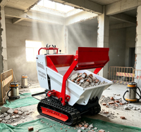 Mini-dumper sur chenilles à succès avec moteur Briggs&Stratton, pompe hydraulique Eaton, alimenté à l'essence, haute performance