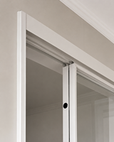 Fenêtre coulissante moderne en aluminium blanc, grande fenêtre à cadre fin en verre trempé, fenêtre de séparation pour cuisine et balcon, design personnalisé