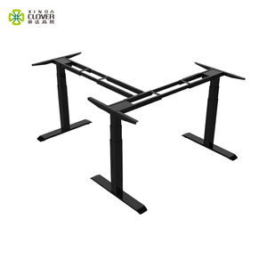 Bureau électrique au Design de L, réglable en <span class=keywords><strong>hauteur</strong></span>, support de bureau - Product Image 2
