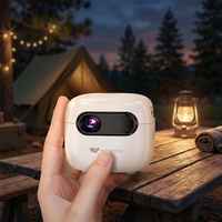 Mini projecteur portable de poche Q8 Android 13 DLP Pico Projecteur WiFi 1500 Lumens 720P Mise au point automatique Batterie rechargeable