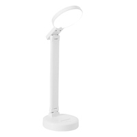 Lampe de lecture simple à tête ronde, mémoire de luminosité, trois niveaux de gradation, charge USB, lampe de bureau LED
