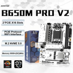 Motherboard Gaming Komputer Baru B650M PRO V2 AM5 DDR5 M.<span class=keywords><strong>2</strong></span> NVME 5.0 M-ATX Mendukung PC Desktop Seri 7000-9000 ARGB - Product Image 1