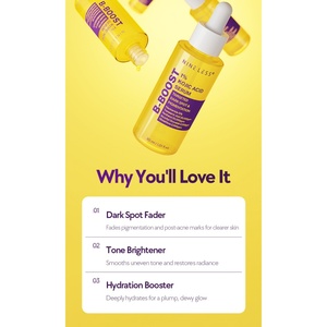 [NINELESS] B-Boost Suero con Ácido Kójico al 1% 30ml para Corregir Manchas Oscuras, Ácido Tranexámico, Aclarante y Antihiperpigmentación - Product Image 6